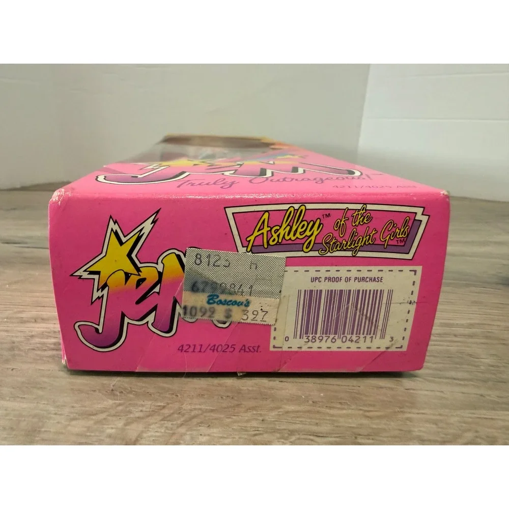 Vintage 1987 Hasbro Jem Starlight Girls Ashley Doll New In Box 4211/4025 Asst